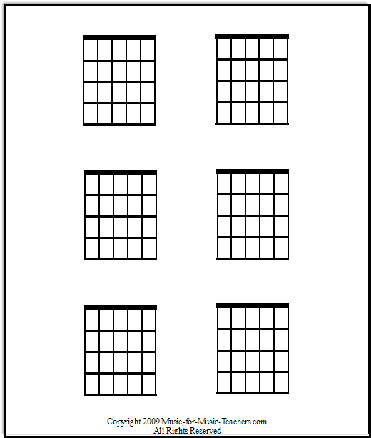 Chord Chart Blank