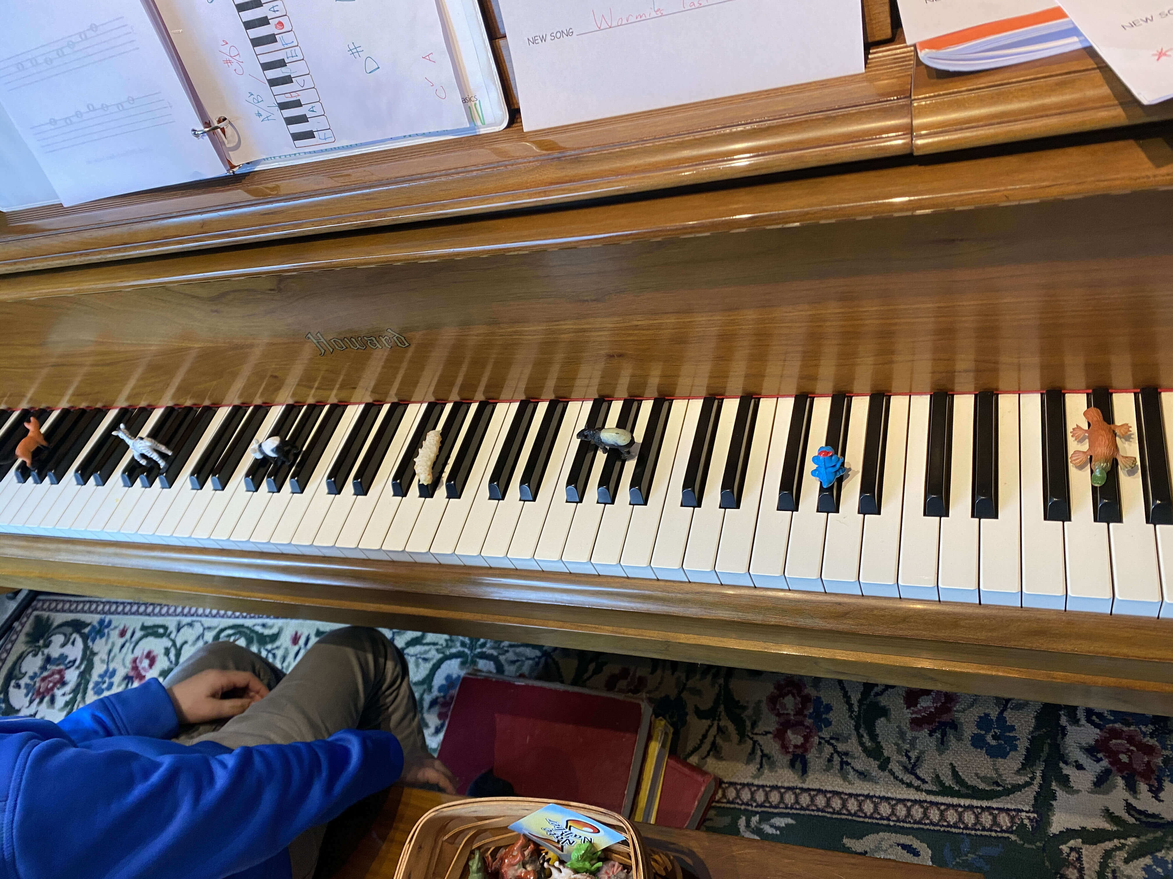 music keys piano print