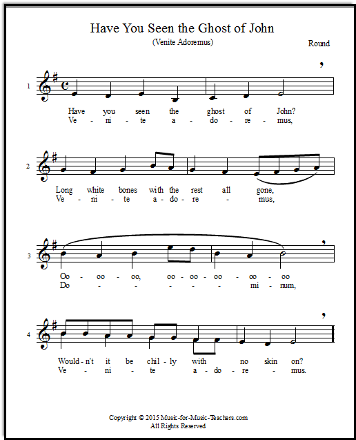 Free Vocal Sheet Music for Voice