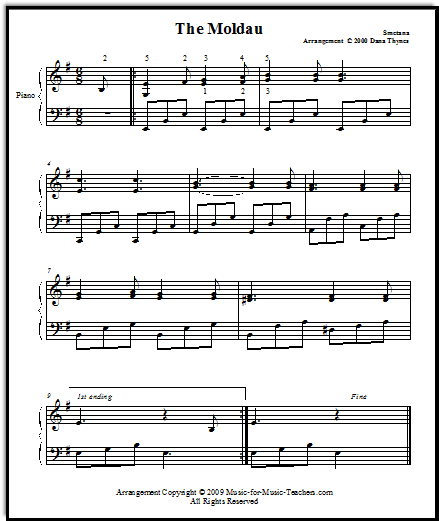 Free Sheet Music for Piano for Your Older Students