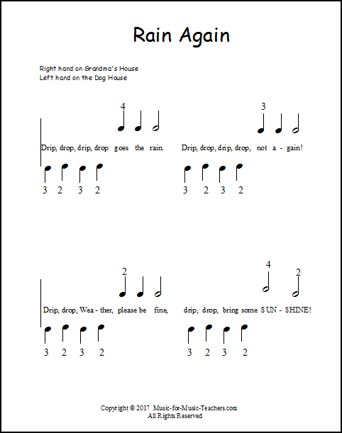 Black Notes Piano Songs for Beginners - on the Black Keys!