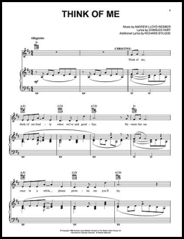 Phantom Of The Opera Violin And Piano Sheet Music Music Sheet Collection