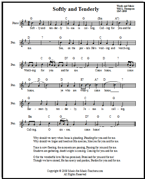 Free Lead Sheets For All Instruments And Voices